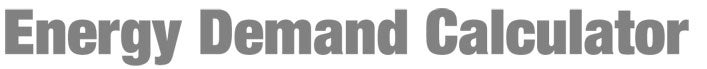 Energy Demand Calculator
